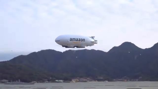 Amazon Blimp Sends Out Drones смотреть онлайн