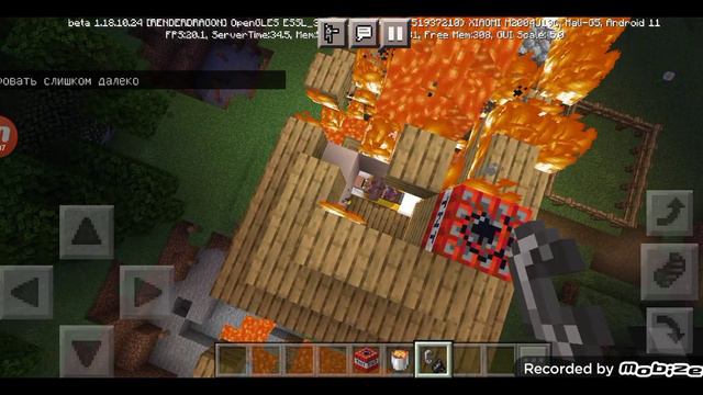 Грифер и читер в minecraft. они решили затролить деревню в minecraft смотреть онлайн