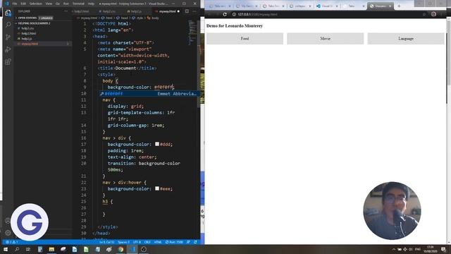 Helping SoloLearner Series #2 : Navigation Tabs with vanilla JavaScript (question of Leonardo) смотреть онлайн