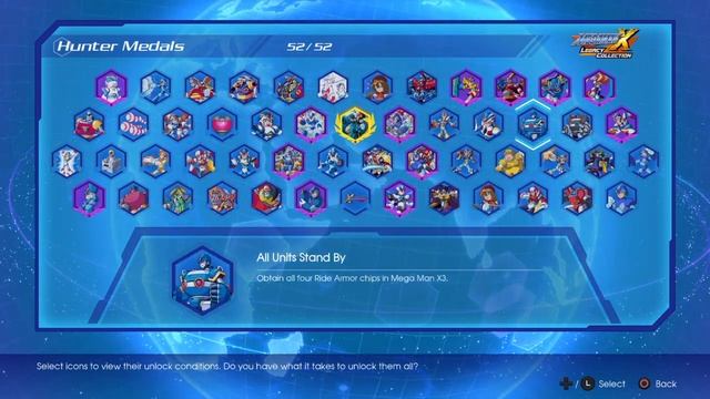 Mega Man X Legacy Collection All Hunter Medals смотреть онлайн