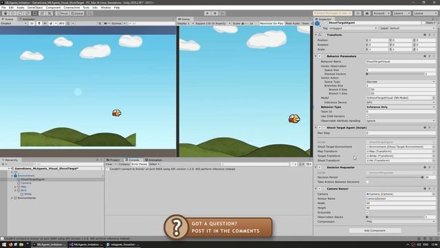 How to use Machine Learning AI Vision with Unity ML-Agents! смотреть онлайн