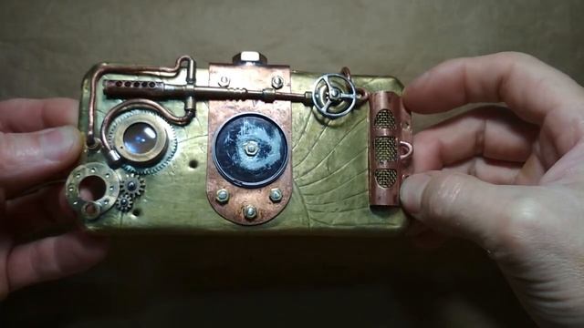 Стимпанк чехол для смартфона. Steampunk case for smartphone. смотреть онлайн