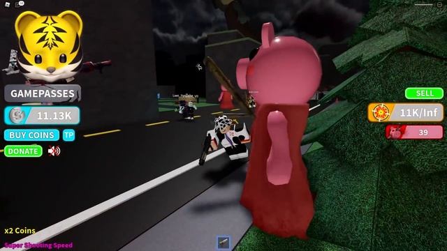 ОХОТА НА ПИГГИ! КУПИЛ СУПЕР ПУШКУ И ЗАНЯЛ ТОП 1! // Piggy Simulator ROBLOX смотреть онлайн