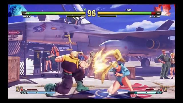 Nash Vs R.Mika | Street Fighter V Champion Edition | (Hardest AI) | Gamerz KHI смотреть онлайн