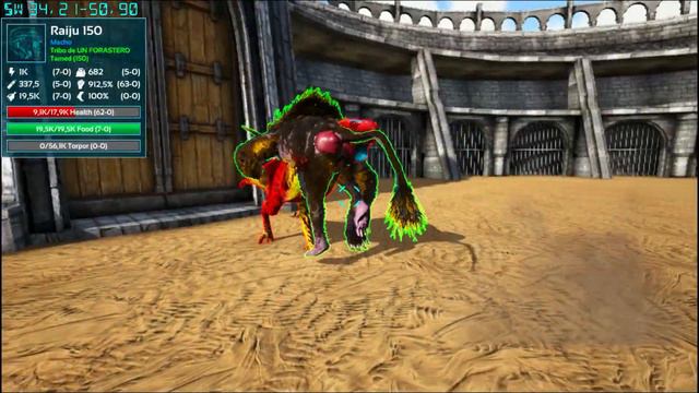 RAIJU FURIOUS MONKEY MH VS SCORPIOVENATOR & SPINORAPTOR (ARK SURVIVAL EVOLVED BATTLE) смотреть онлайн