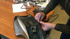 Правильная перетяжка сидения на питбайк