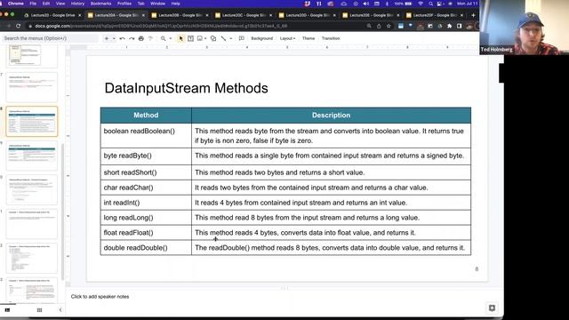 CSCI2120 - Lecture 20A: Unit3-IO - DataInputStream смотреть онлайн