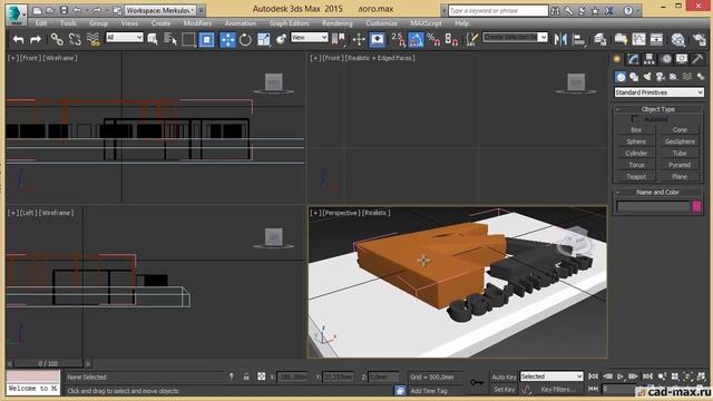 [Урок 3ds Max] Окна проекции(viewport) и горячие клавиши смотреть онлайн