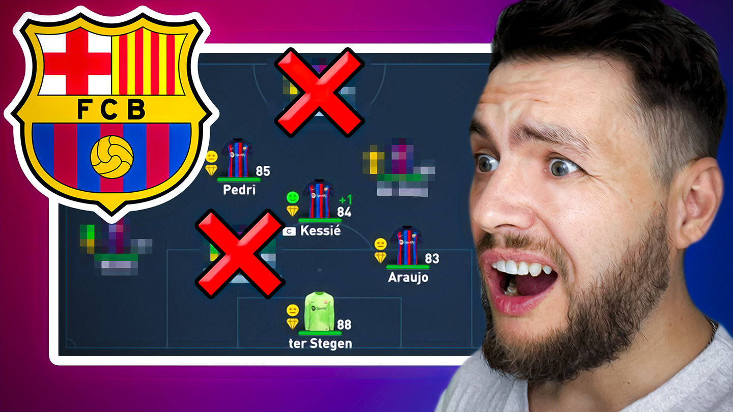 ПЕРЕСТРОЙКА за БАРСЕЛОНУ в ФИФА 23 пока не выиграю ПЕНТАТУПЛ | фифа эксперименты #fifa23 смотреть онлайн