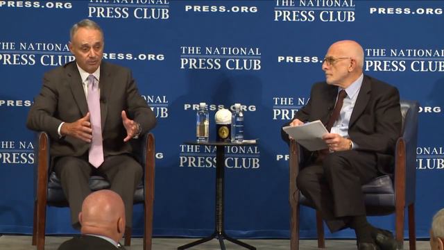 MLB Commissioner Rob Manfred speaks at The National Press Club смотреть онлайн