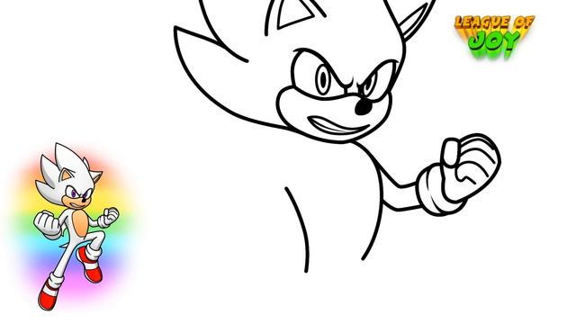 How to DRAW HYPER SONIC from The Movie - Sonic 2 Movie - Draw and Color смотреть онлайн