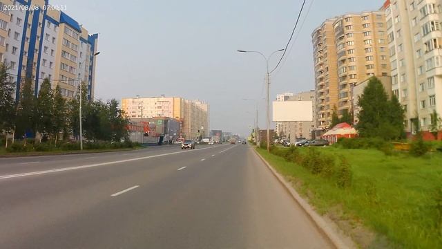 Воскресное утро/KEELEADv39 тест камеры в режиме 1920х1080-30 к/с над городом смог от лесных пожаров