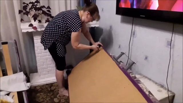 я это сделала сама.... перетяжка дивана своими руками смотреть онлайн