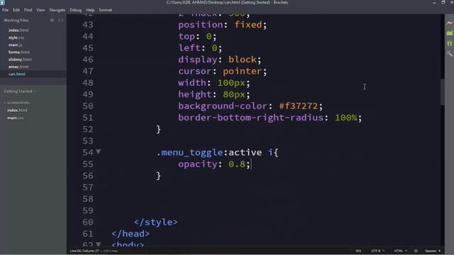 Transforming Hamburger Menu-Animated & Creative Toggle Menu Effect смотреть онлайн