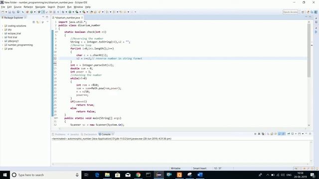 Disarium number | Programming in JAVA | Eclipse | Subscribe for more смотреть онлайн