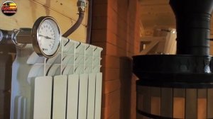 Паровое отопление в дровяной печи Теплообменник в печке и подключение батареи отопления