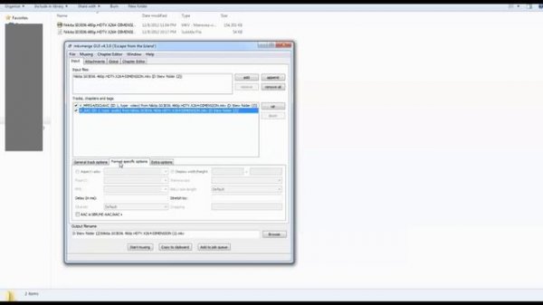 How To Sync Your MKV Movie Using MKVToolNix