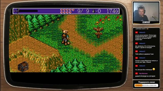 LANDSTALKER: The Treasures of King Nole #1 (SEGA) | РЕТРО СТРИМ смотреть онлайн