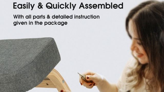 Ergonomic Kneeling Sitting Office Chair Original Rocking Wooden Stool 330 LBS смотреть онлайн