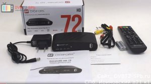 Digifors HD 72 - обзор цифрового эфирно-кабельного DVB-T2/DVB-C ресивера с мультимедиа