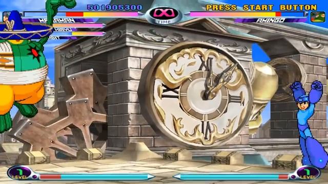 Marvel vs Capcom 2 Arcade Mode Gameplay (Gambit-Megaman-Strider Hiryu) смотреть онлайн