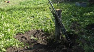 корчевка домкратом