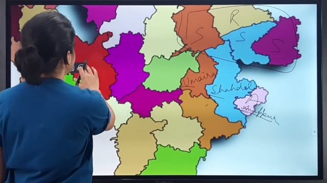 Madhya Pradesh Map 2023 | मध्य प्रदेश का नक्शा | District & Divisions | Memory Tricks by Ma'am Rich смотреть онлайн