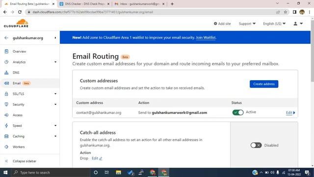 Create Free Business Email via Cloudflare & Gmail SMTP смотреть онлайн