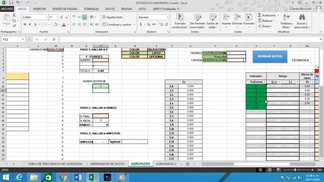 TABLAS DE FRECUENCIA EXCEL DATOS AGRUPADOS Y DATOS NO AGRUPADOS, MEDIA, MEDIANA, MODA смотреть онлайн