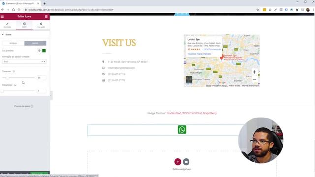 COMO ADICIONAR UM BOTÃO FLUTUANTE WHATSAPP NO ELEMENTOR | Adicione fácil no seu site Wordpress смотреть онлайн