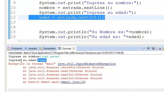 8.2 - Entrada de datos 2 (String y errores) смотреть онлайн