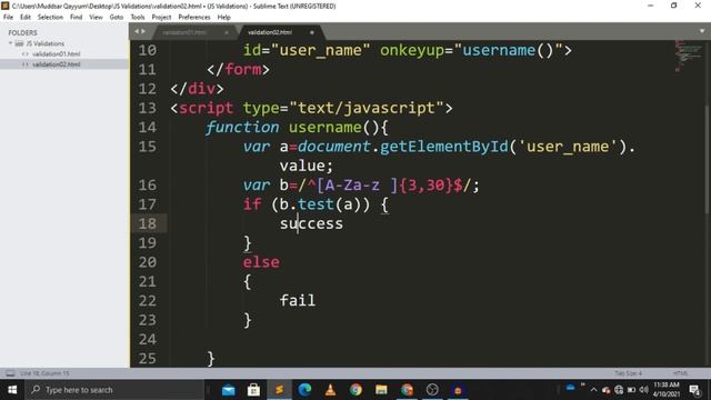 JavaScript Form Validation with Regular Expression | Hindi/Urdu смотреть онлайн