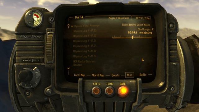 Ulysses' Final Message (Fallout New Vegas Lonesome Road Holotape Recording) смотреть онлайн