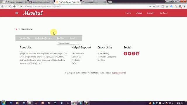 Online Matrimonial System Project in PHP смотреть онлайн