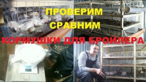 Навесные кормушки для бройлеров. Сравним три вида.