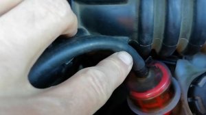 Лада Хрей, работа малого круга вентиляции картерных газов на двигателе 1.8