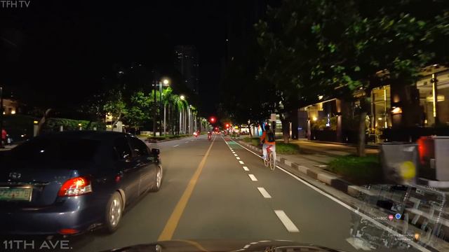A Relaxing Weekend Night Drive in BGC | 4K | Taguig City, Philippines смотреть онлайн