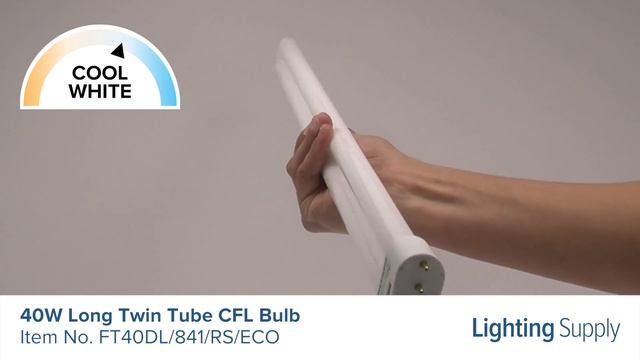 Sylvania 40W Long Twin Tube CFL Bulb (FT40DL/841/RS/ECO) смотреть онлайн