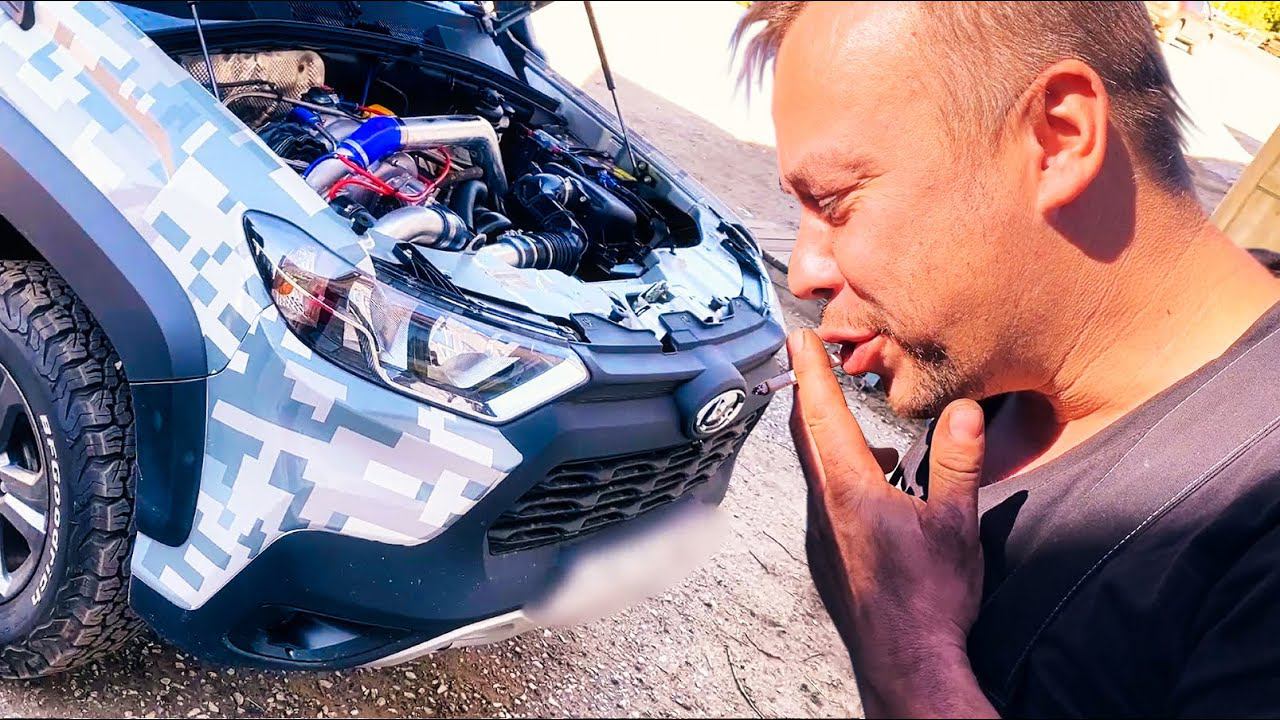 Niva Travel турбо 200hp / разорвало коленвал смотреть онлайн