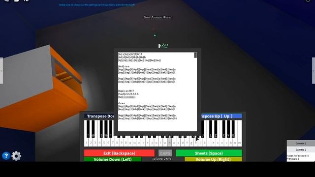 Roblox Piano Sheet - Coffin Dance (Hard) смотреть онлайн