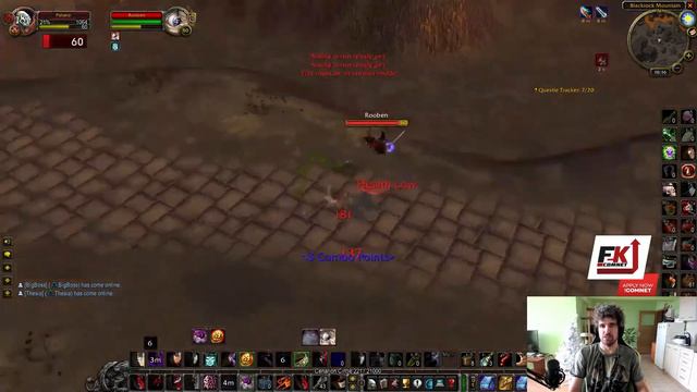 pshero duel vs rogue T1 Rooben world pvp in Burning steppes wow classic смотреть онлайн