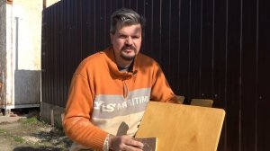 Покраска фанеры | Тонирование цветными  морилками | Золотисто ореховый | Рабочее место STAYHOME DES