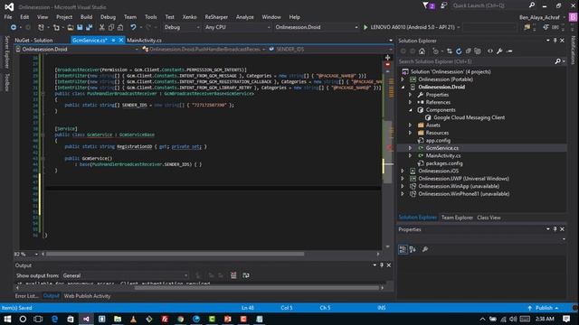 Xamarin forms todo app with authentication and push notification part 3.2 смотреть онлайн