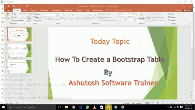 How can create bootstrap table. смотреть онлайн