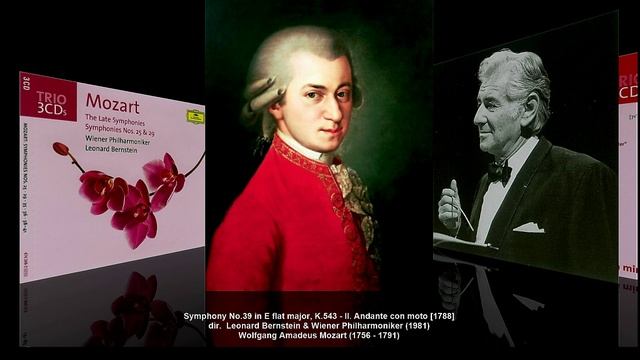 W.A. Mozart - Symphony No.39 in E flat major K.543 (dir. Leonard Bernstein, 1981) смотреть онлайн