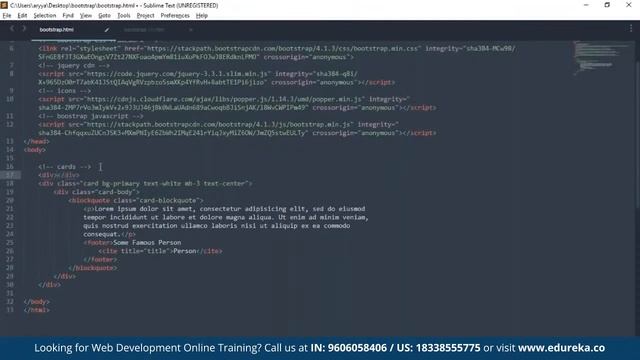 Bootstrap Tutorial For Beginners | Web Development Training | Edureka | Web Development Rewind - 3 смотреть онлайн
