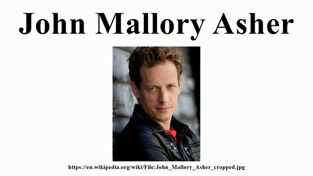 John Mallory Asher смотреть онлайн