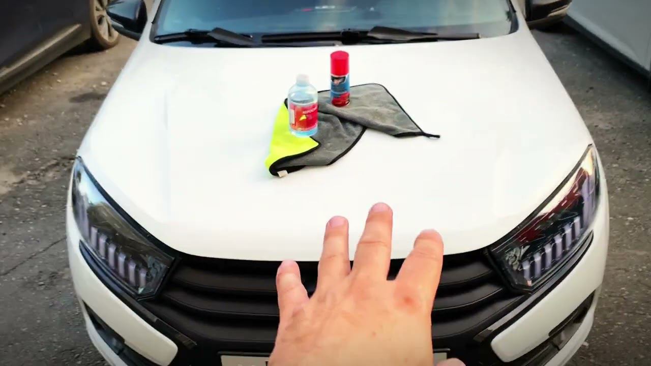 Снял «мухобойку» на LADA Granta FL спустя 3,5 года, чтобы посмотреть на ржавый капот с дырами от неё смотреть онлайн