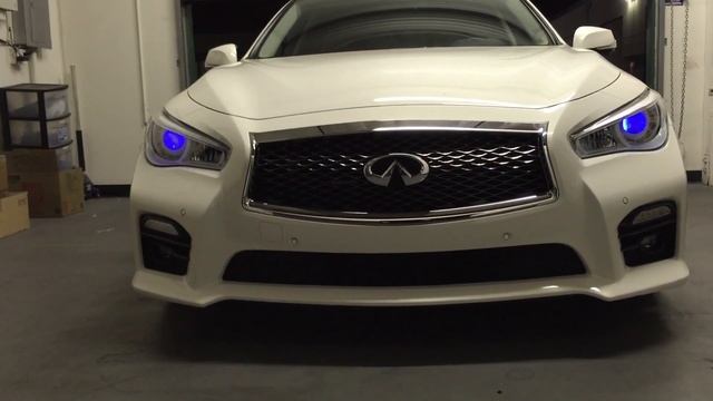 2014+ Infiniti Q50 Sedan w/ RGB Demon Eye's смотреть онлайн