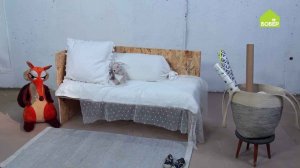 Детская кушетка из фанеры / Как сделать кроватку из ОСП / Мебель для детей своими руками